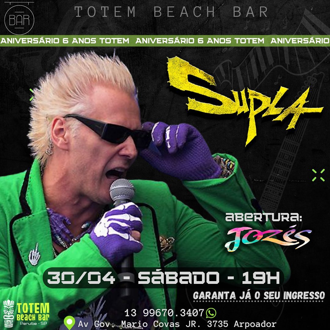 SUPLA NO TOTEM BEACH BAR EM PERUÍBE! - BSTV