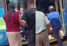 Cadeirante com paralisia cerebral é carregado para sair de ônibus com elevador quebrado: ‘humilhante’