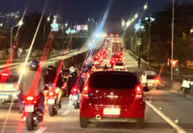 Motoristas enfrentam 19 km de congestionamento no Sistema Anchieta-Imigrantes sentido SP