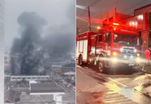 Carro pega fogo durante manutenção e incendeia oficina mecânica