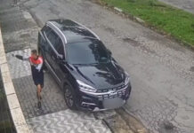 Suspeito troca tiros com PM de folga que varria o quintal no litoral de SP